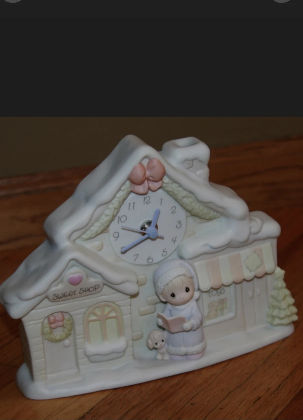 Enesco Precious Moments Sugar Town Clock