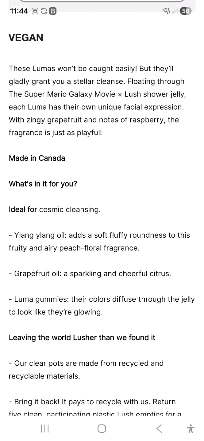 Lush Lumas Shower Jelly - photo 2