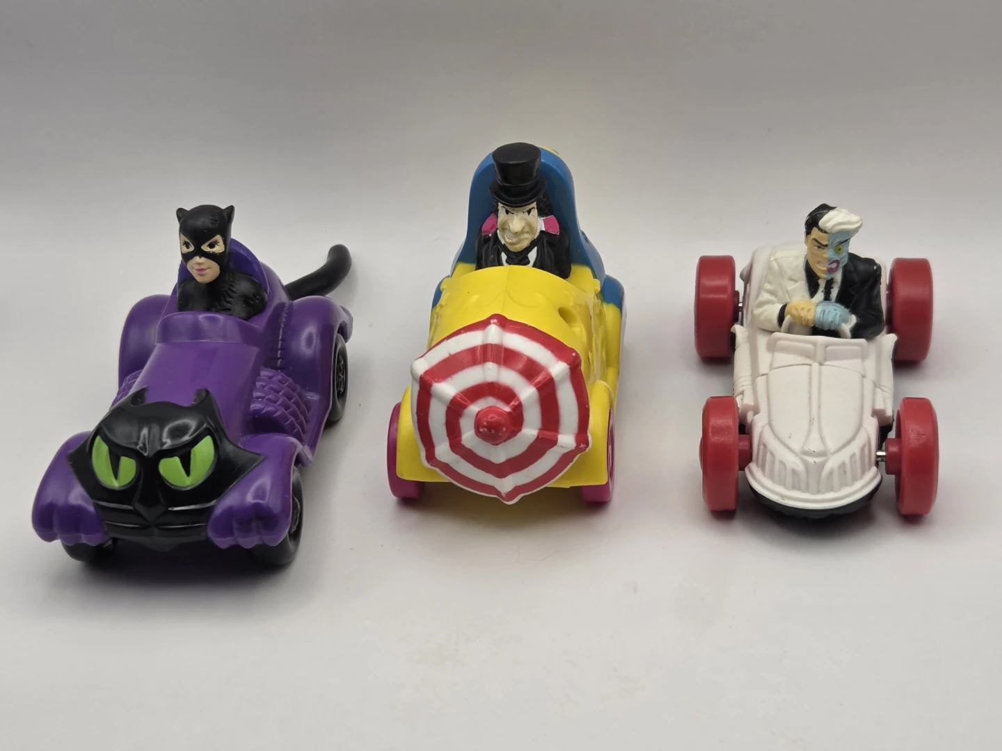Vintage 1991-93 McDonalds Batman Happy Meal Toy Car Lot