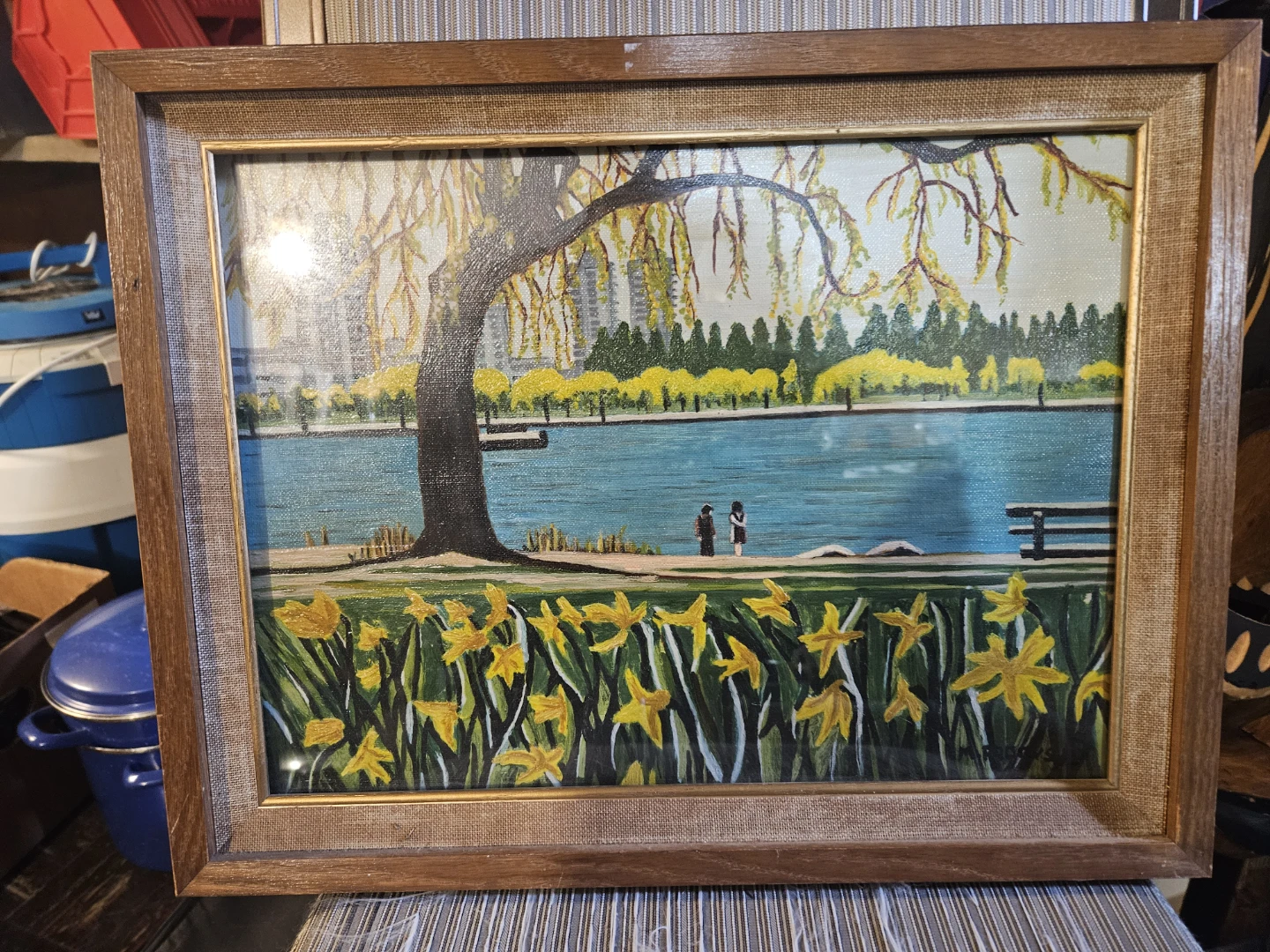 Framed Landscape Painting - photo 2