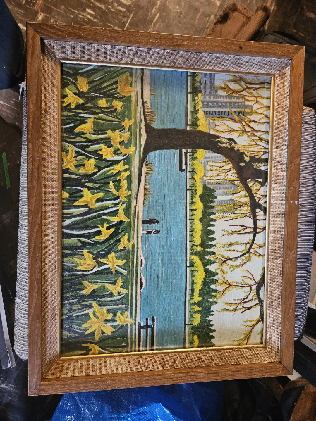 Framed Landscape Painting - photo 3