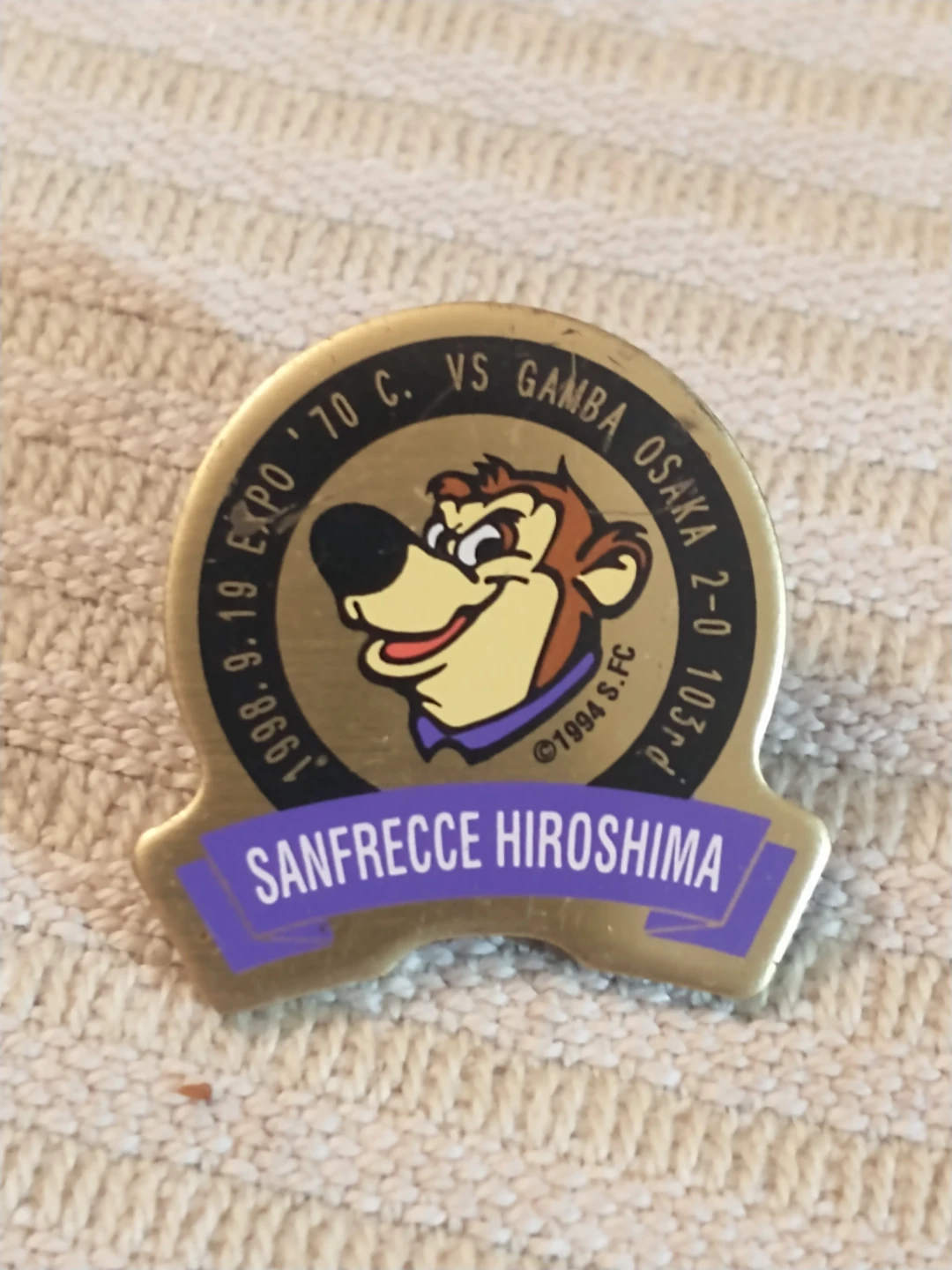 Gorgeous Japan Sanfrecce Hiroshima Pro Soccer Pin - photo 2