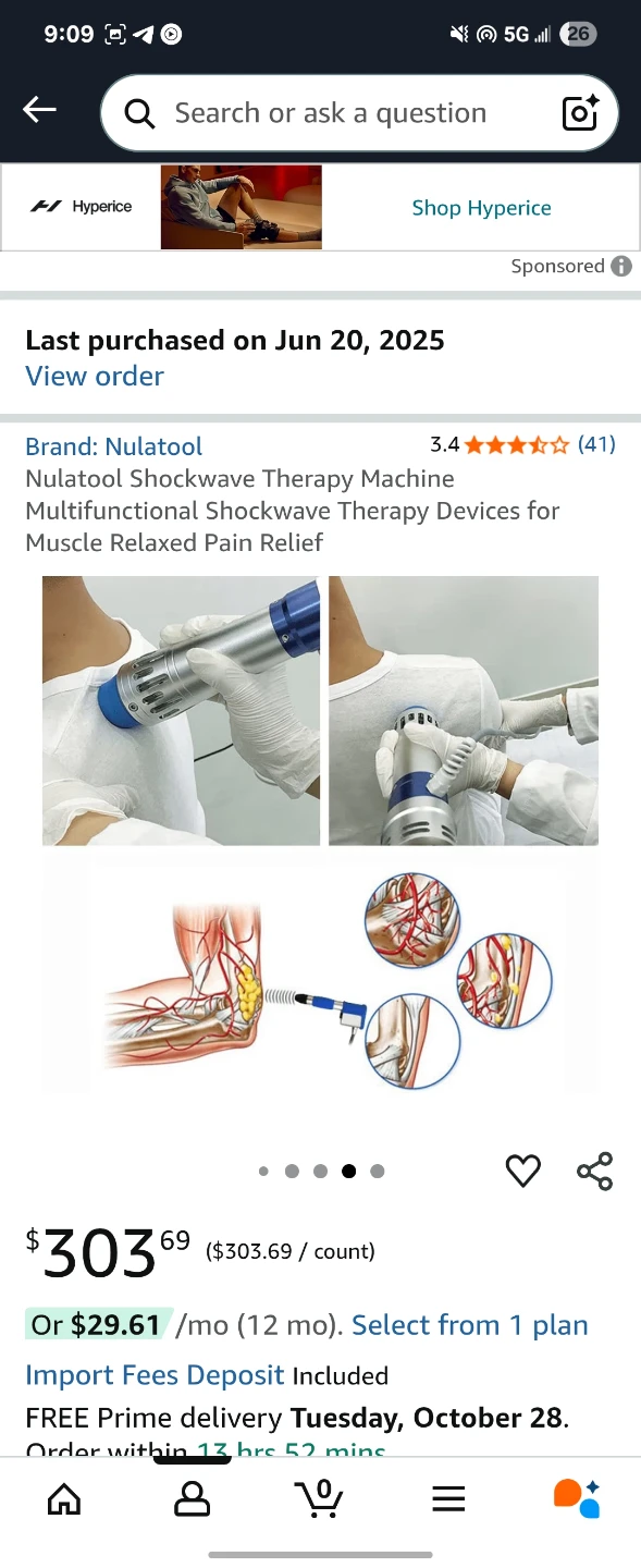 Nulatoool Shockwave Therapy Machine