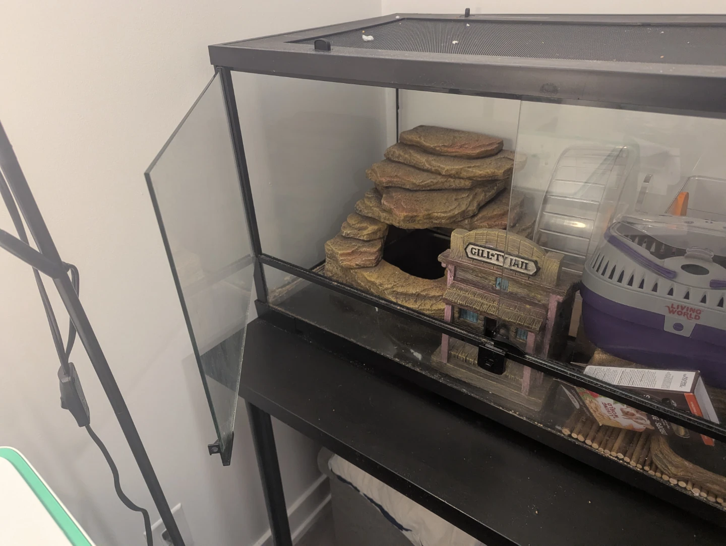 Large Glass Terrarium with Accessories - photo 2