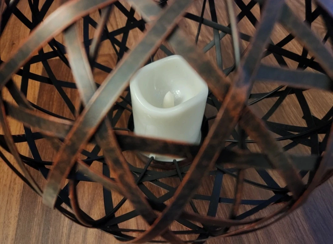 ⚽️ Solar Powered Lantern with LED Candle - photo 2