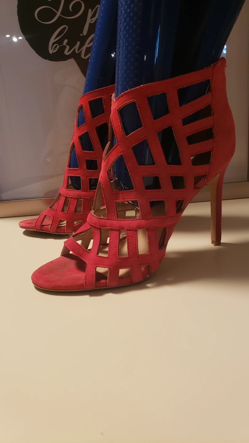 Vince Camuto Suede Cutout High Heel Sandals - photo 2