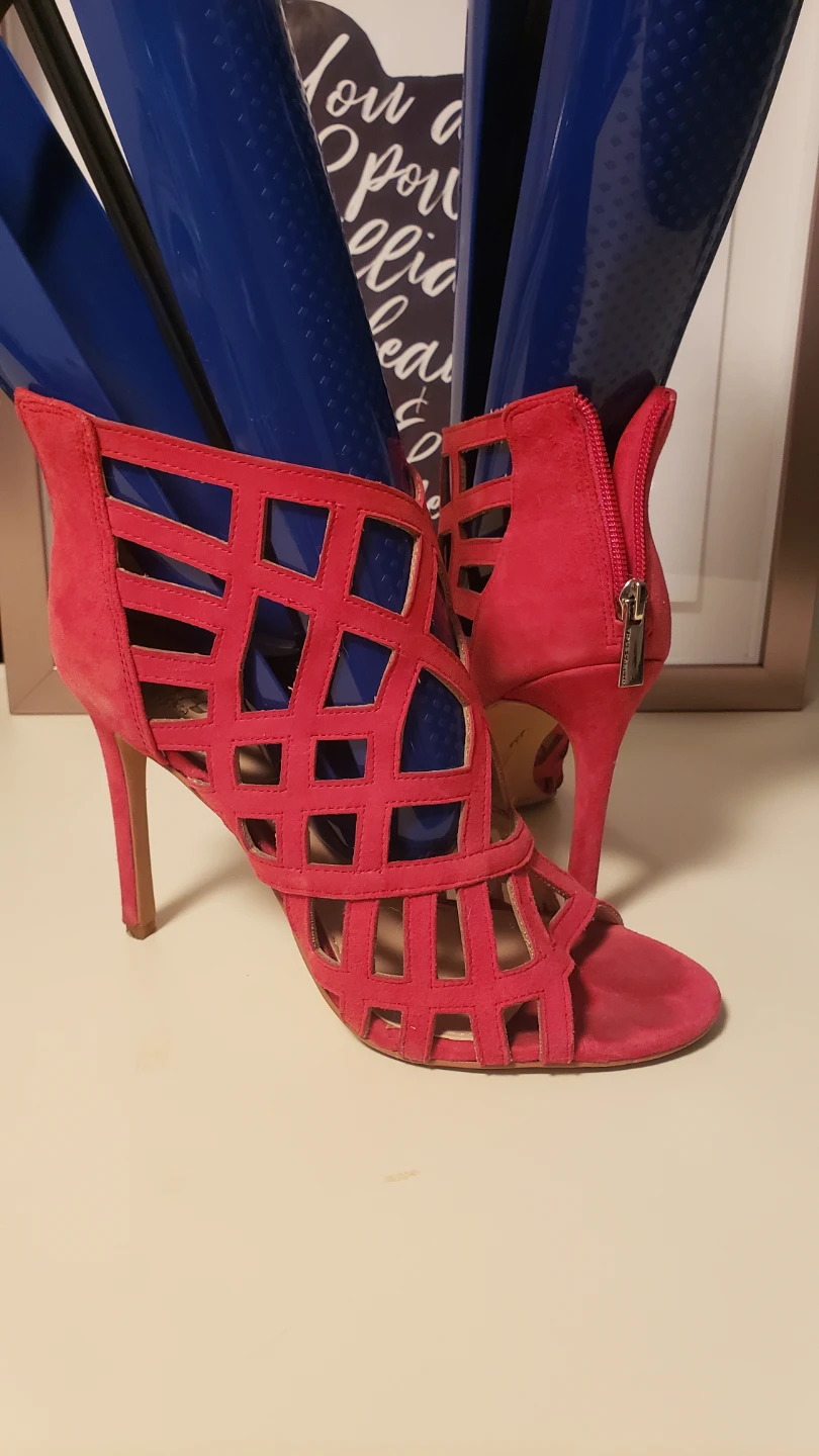 Vince Camuto Suede Cutout High Heel Sandals - photo 4