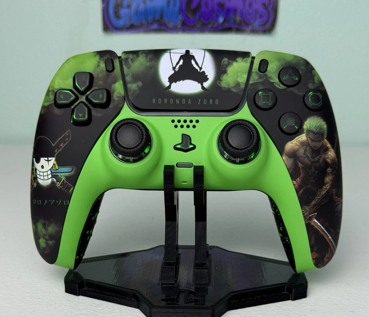 Zoro one piece rgb led ps5 controller