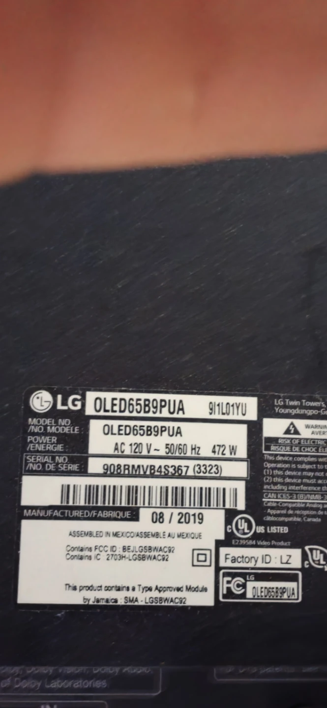 Morning Sale  LG OLED65B9PUA 65-inch 4K UHD Smart TV - photo 4