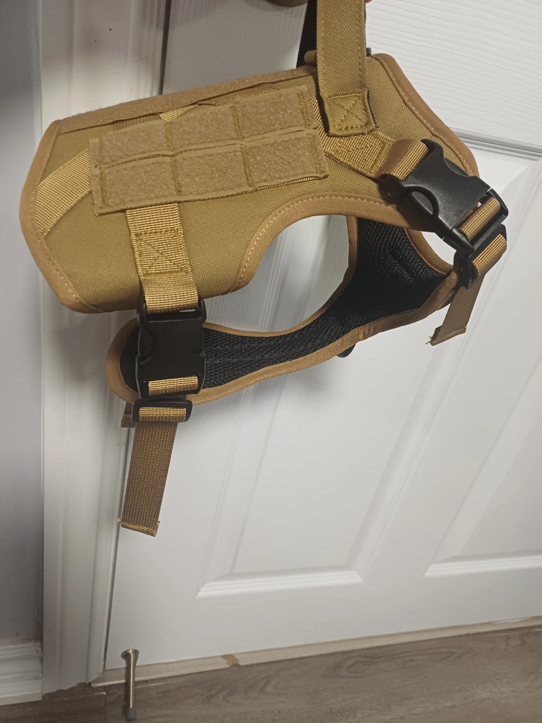 Tactical Dog Harness w/ Free 2 Leash Set (blue&yellow)