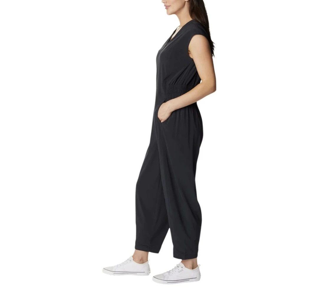 Columbia Black Sleeveless V-Neck Jumpsuit Small - photo 3