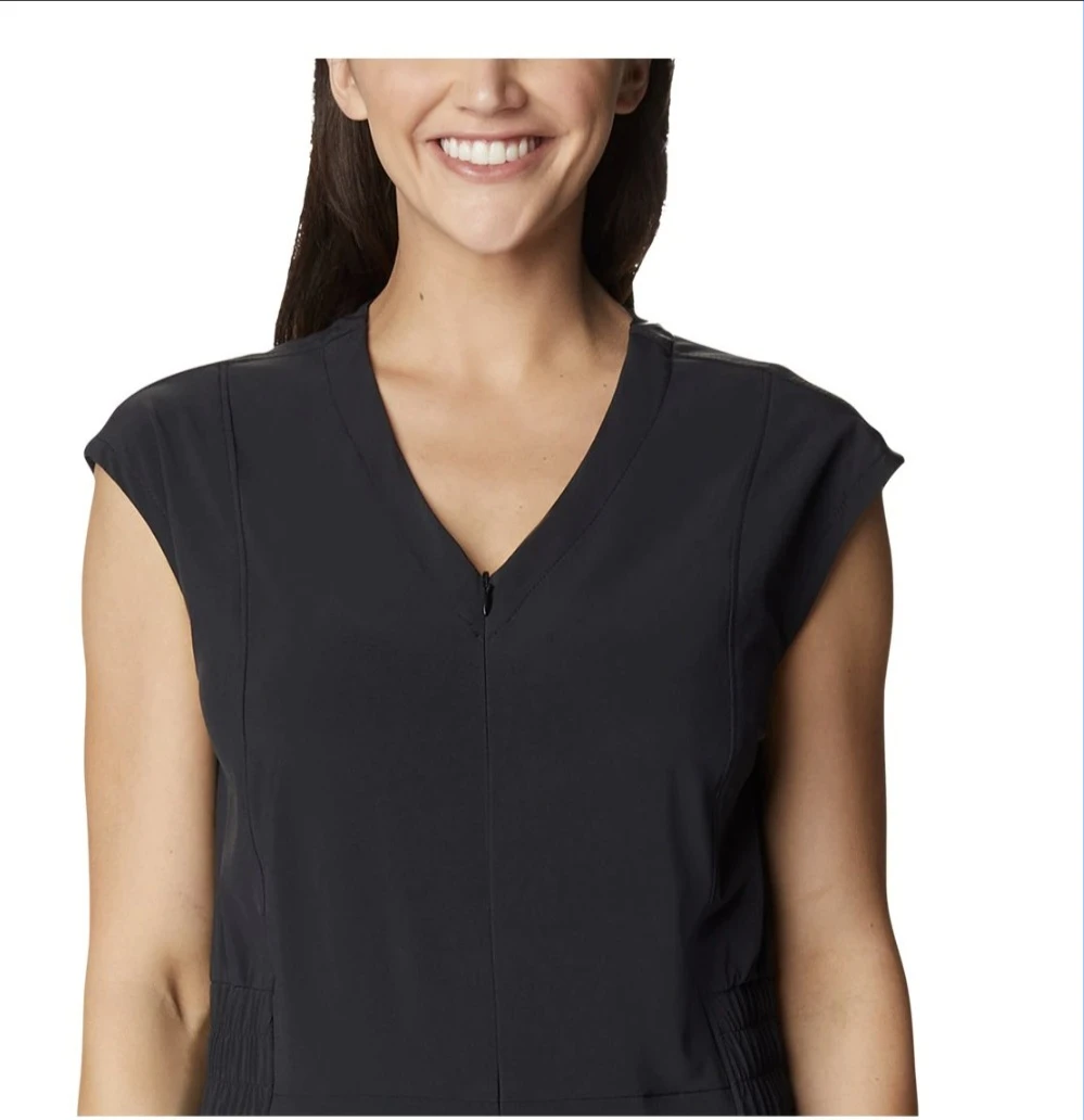 Columbia Black Sleeveless V-Neck Jumpsuit Small - photo 4