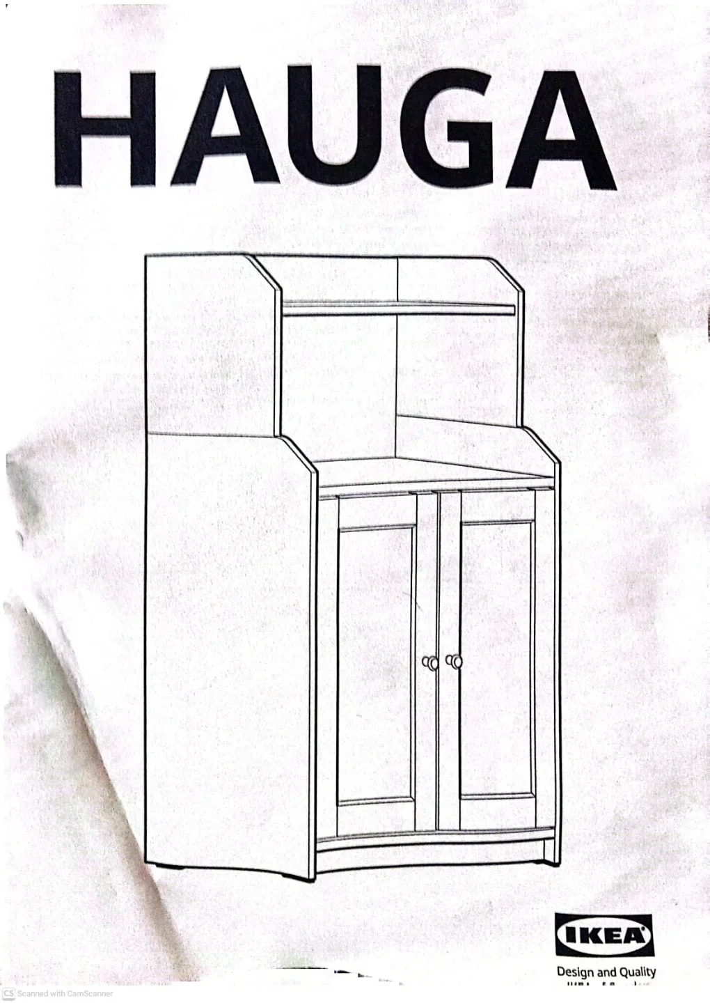 IKEA HAUGA Cabinet with 2 Doors - Gray - photo 2