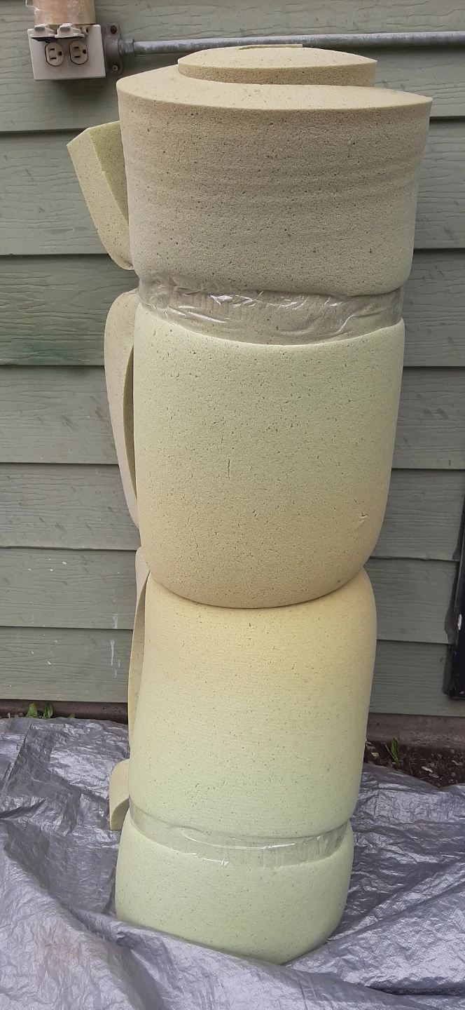 3" Queen Size High Density Memory Foam Topper - photo 2
