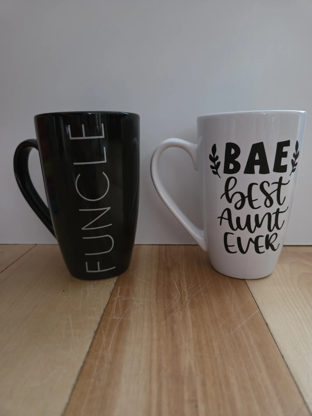 Set of 2 "Funcle" & "Bae Best Aunt Ever" Mugs