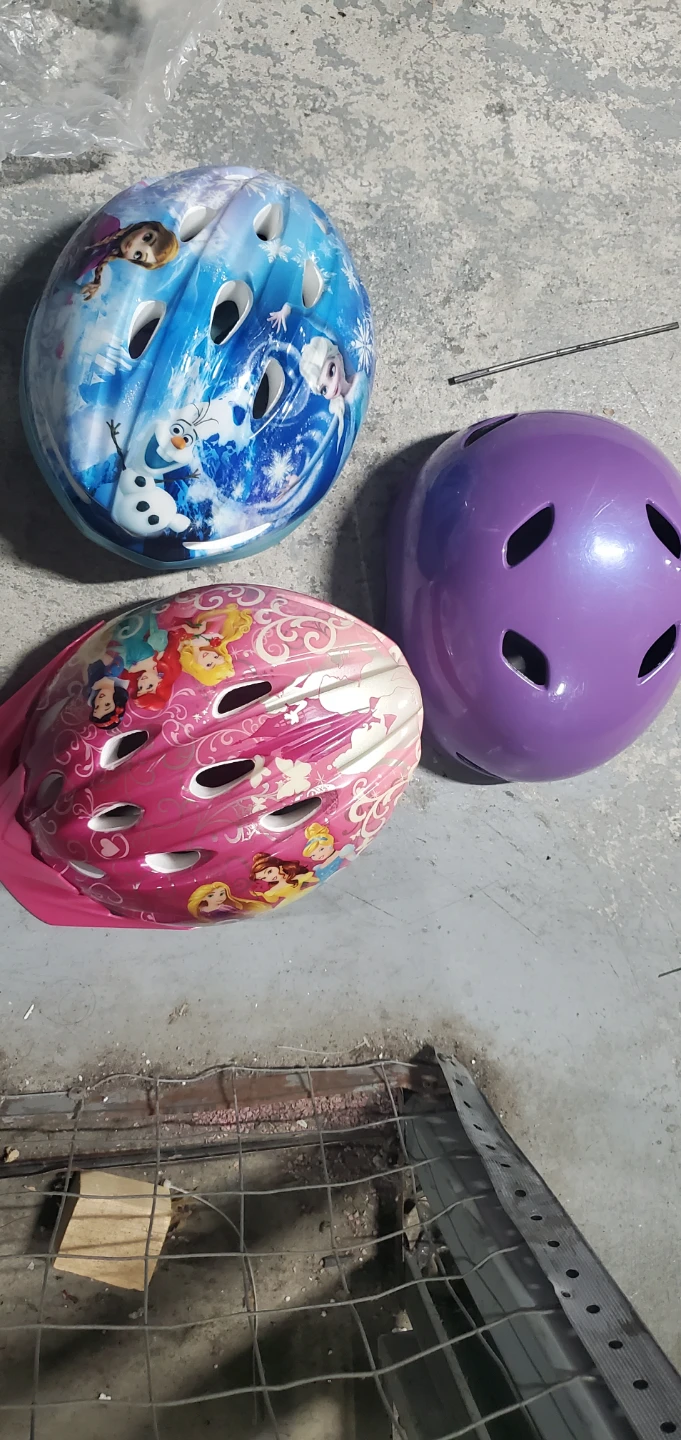 Kids' Bike Helmets - Princess & Frozen Themed 5 dollars each