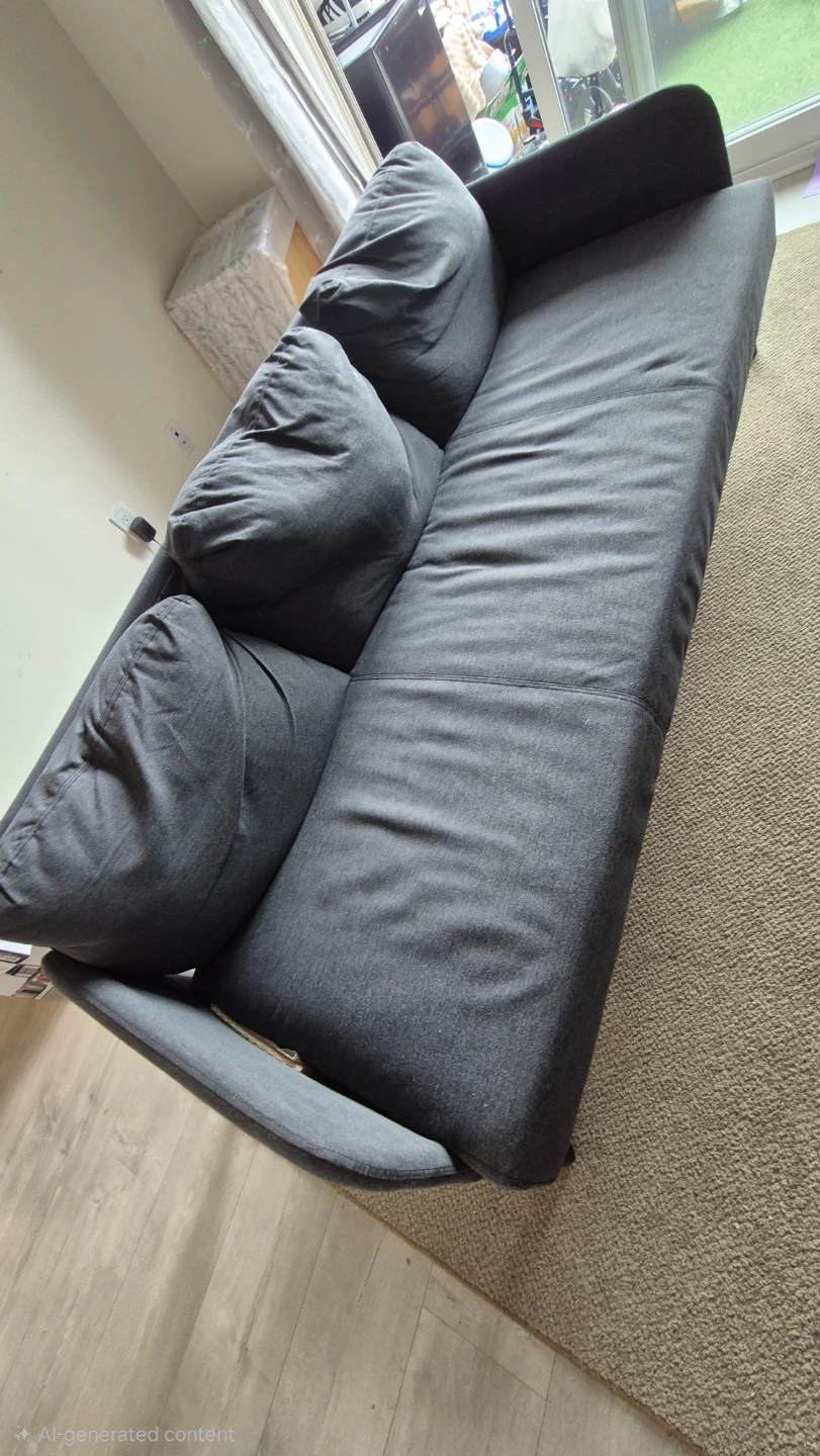 IKEA GLOSTAD Sofa Dark Gray - photo 2