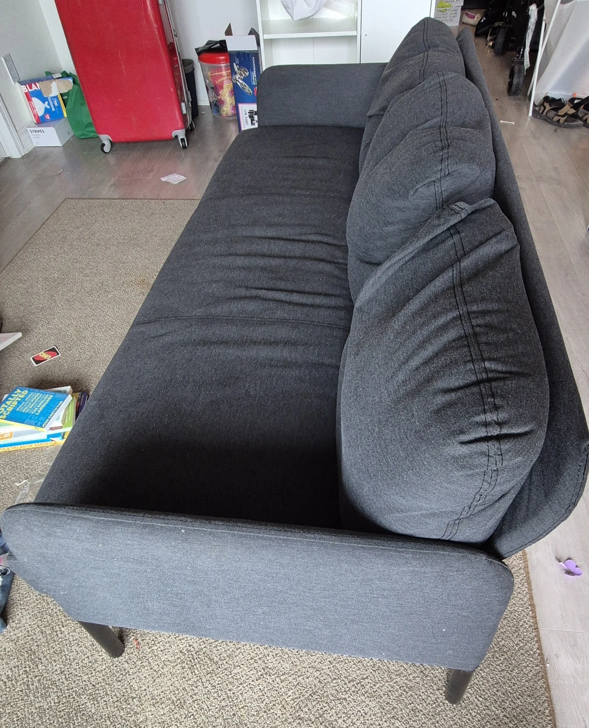 IKEA GLOSTAD Sofa Dark Gray - photo 3