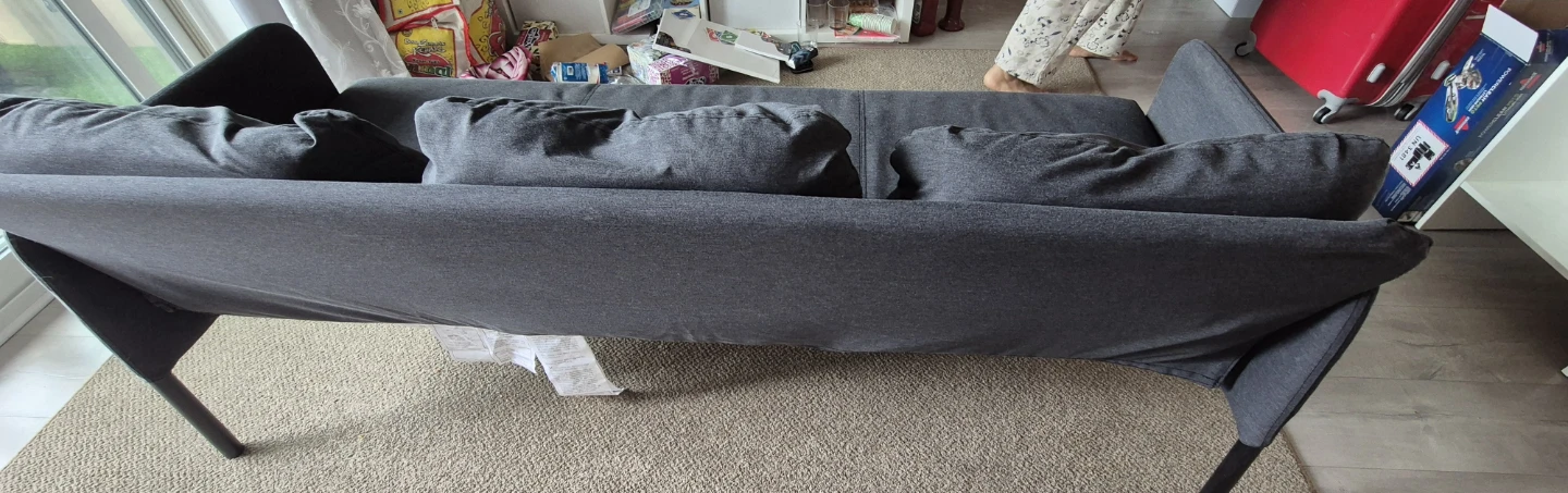 IKEA GLOSTAD Sofa Dark Gray - photo 4