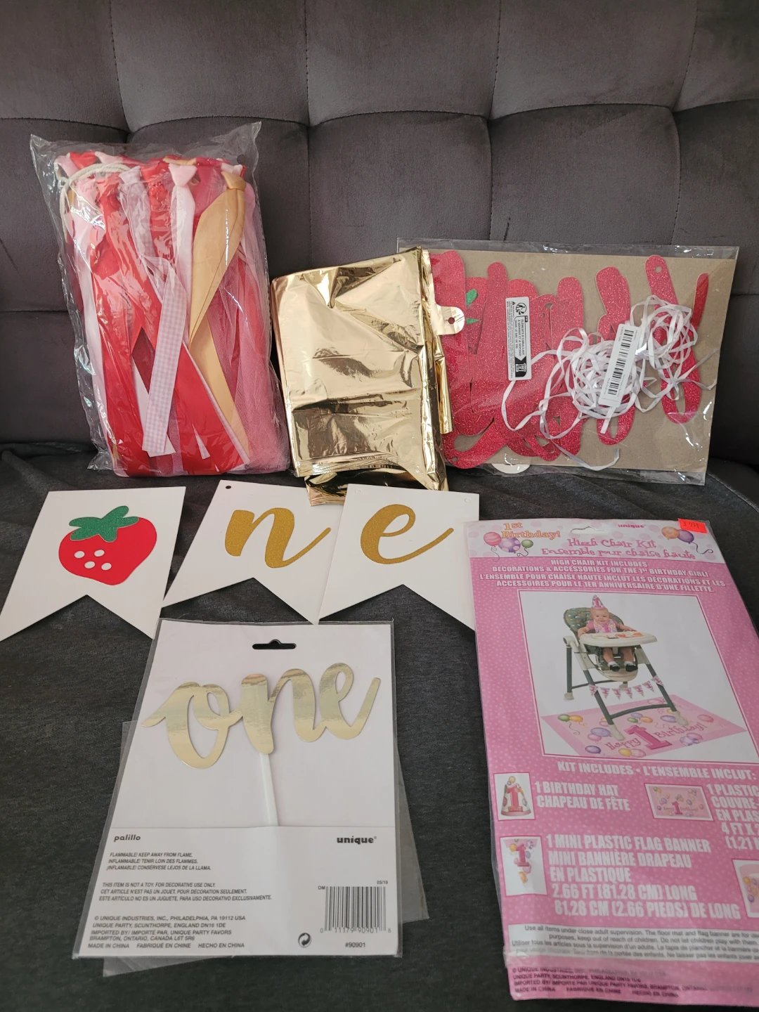 1st Birthday Decor Kit
