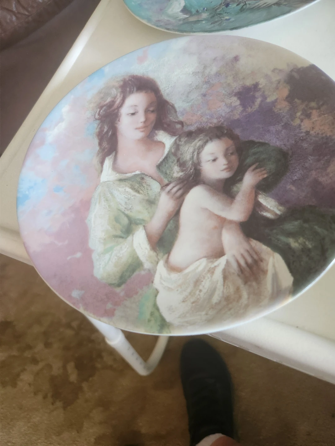 Set of 4  Plates - Guy Cambier La Fete Des  me`res plates - photo 2