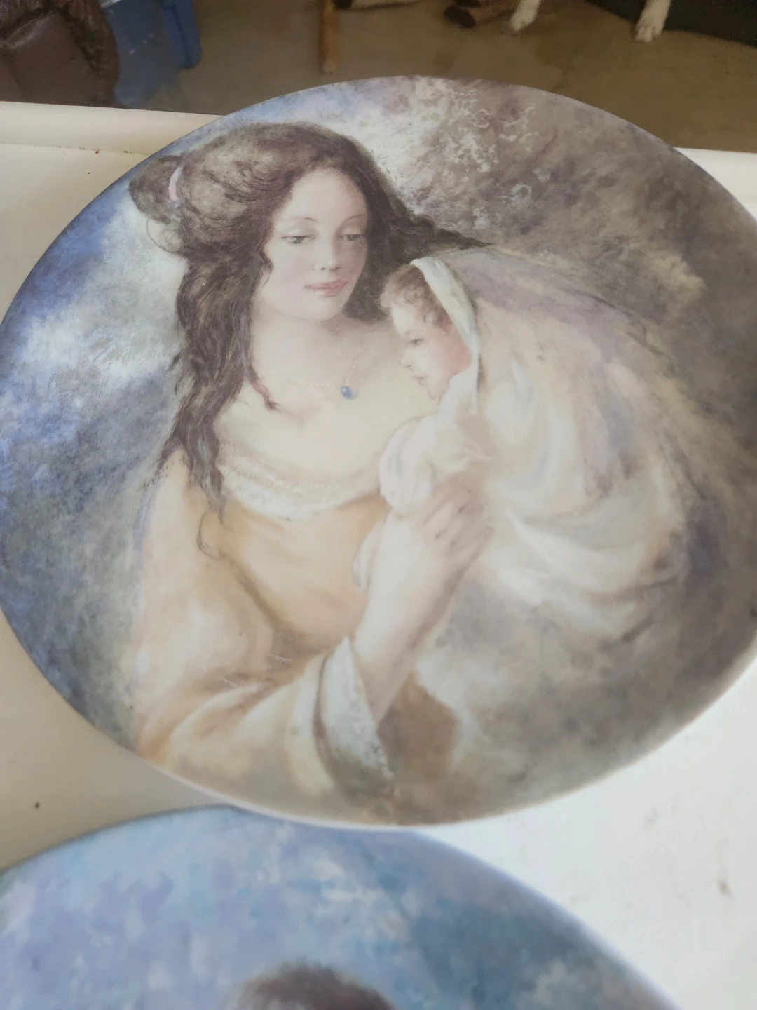 Set of 4  Plates - Guy Cambier La Fete Des  me`res plates - photo 4