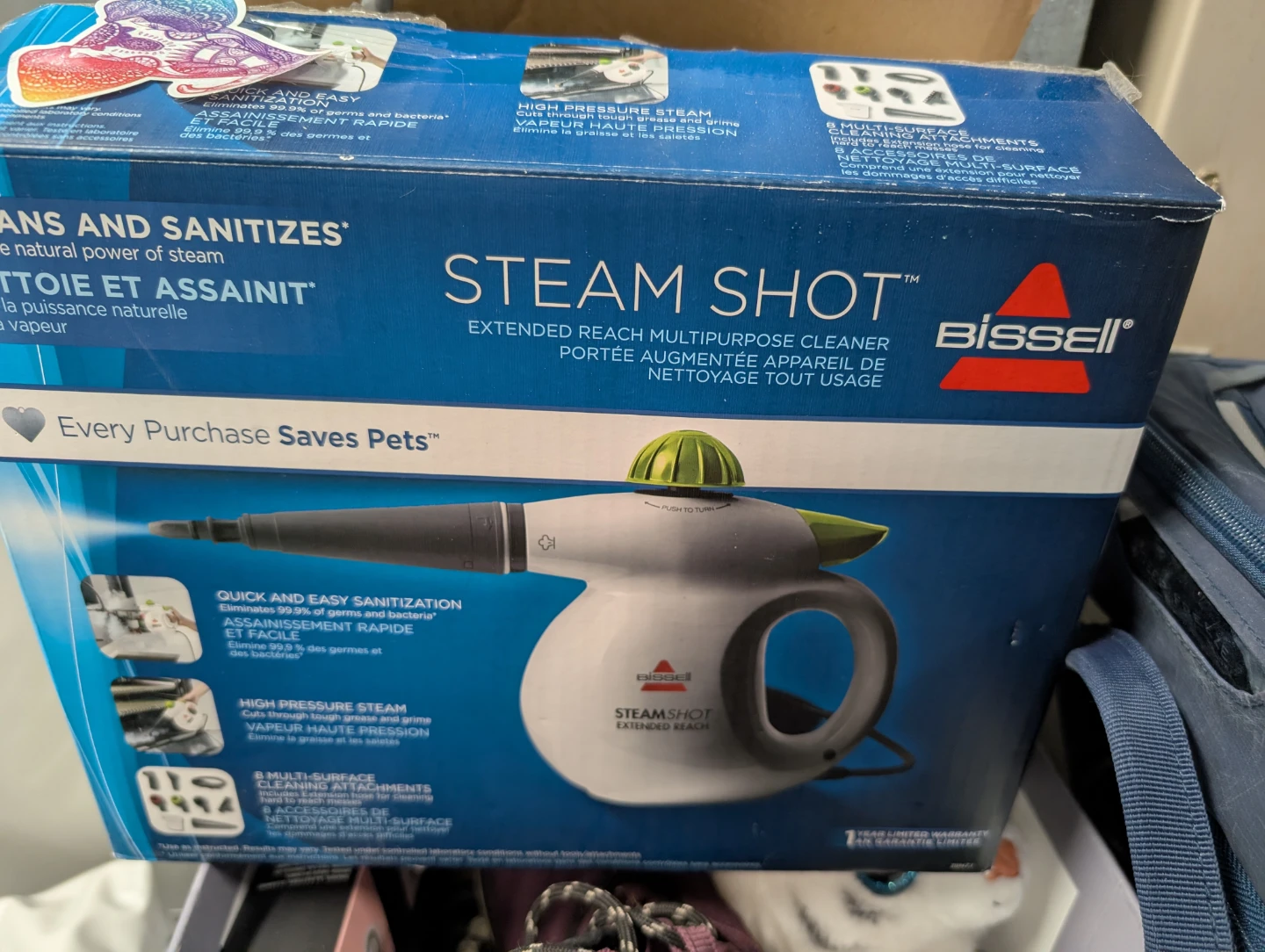 Bissell Steam Shot Extended Reach Multipurpose Cleaner