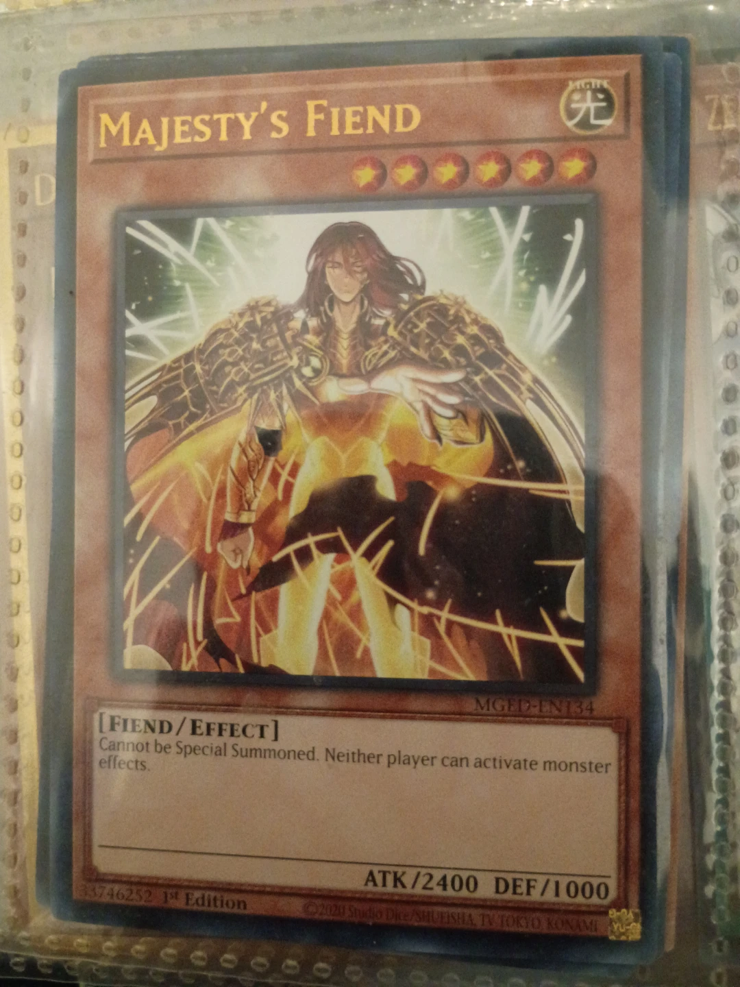 Yu-Gi-Oh! Majesty's Fiend Card ⚽