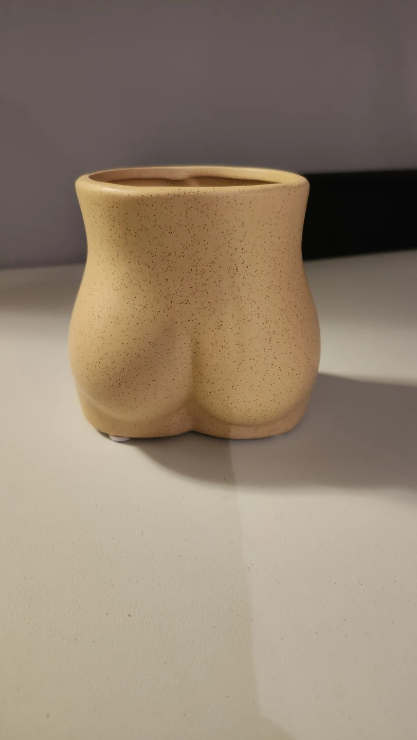 Sandy Butt Planter Vase - Female Form Ceramic Pot - photo 3