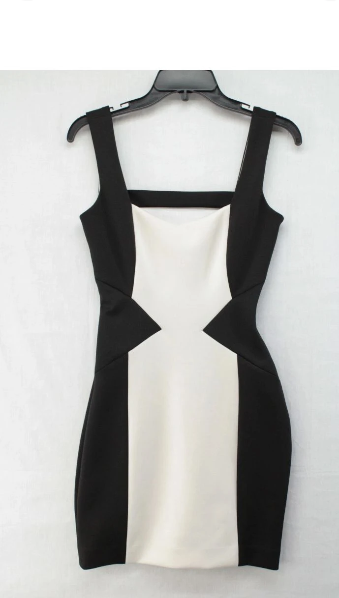 Guess Black & White Sleeveless Dress Size 4