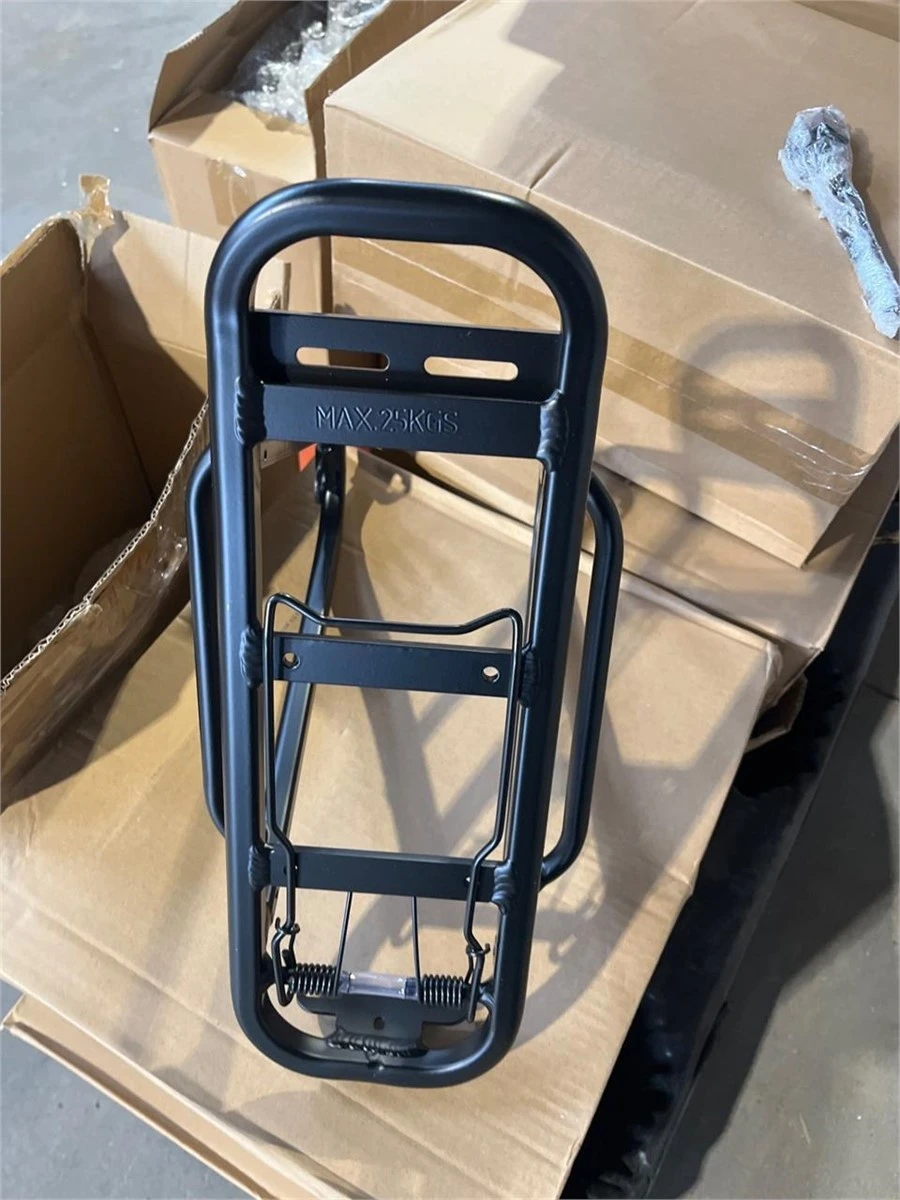Black Bicycle Rear Rack - photo 4