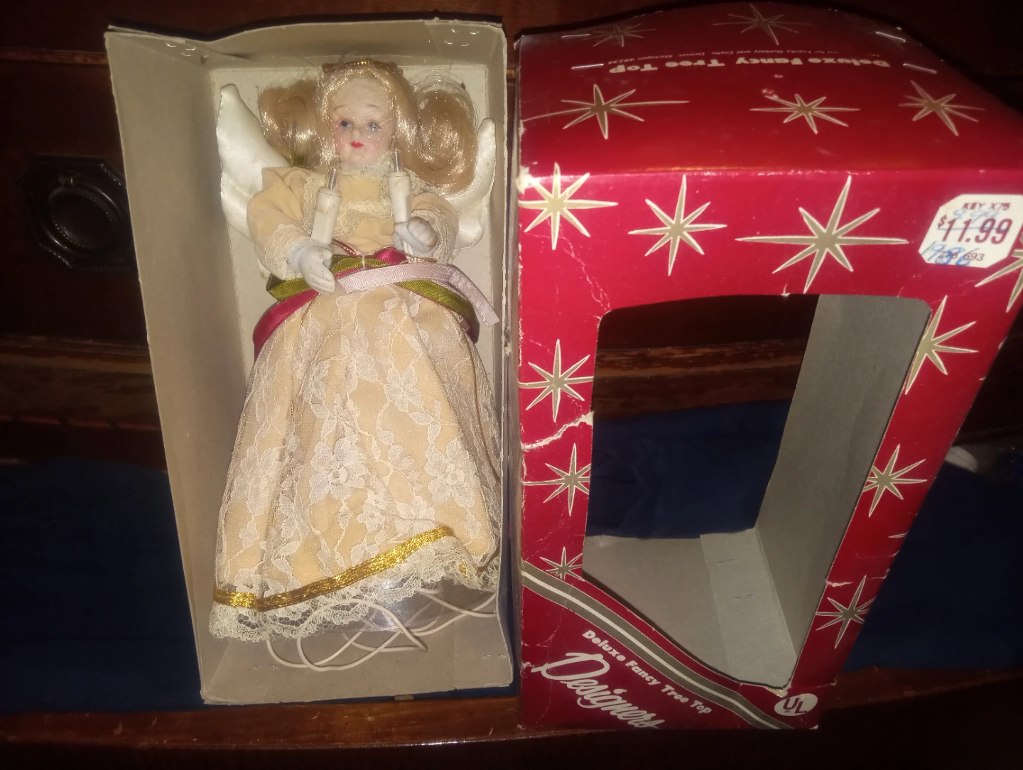 Deluxe Fancy Tree Top Angel Decor 1986 - photo 2