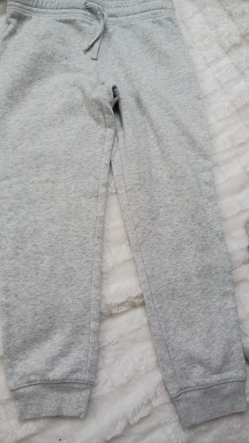 Girls' Gray Heart Sweatshirt and Pants Set - photo 5