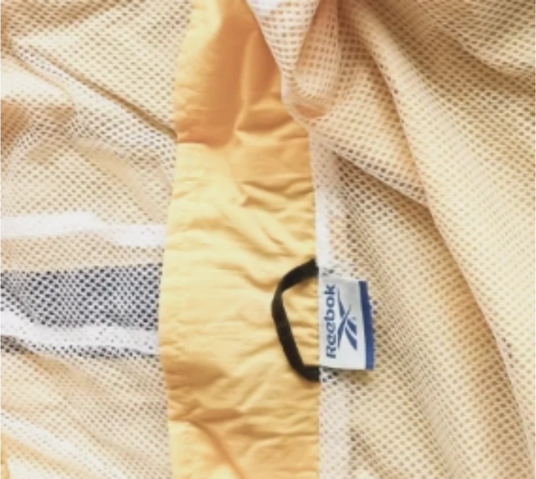 ⚽  Reebok Windbreaker Jacket Yellow Black - photo 2