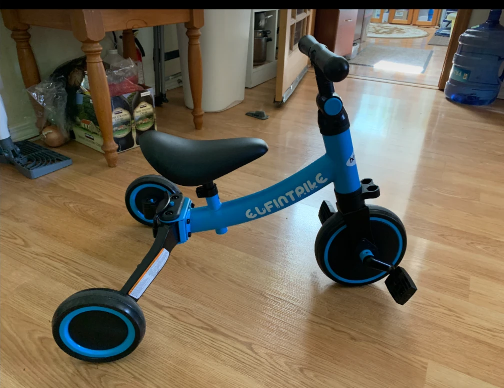 Besrey 5-in-1 Toddler Bike/Tricycle - Blue - photo 4