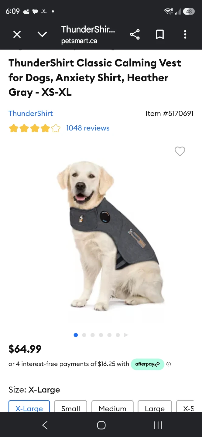 ThunderShirt Classic Calming Vest for Dogs - Heather Gray - photo 3