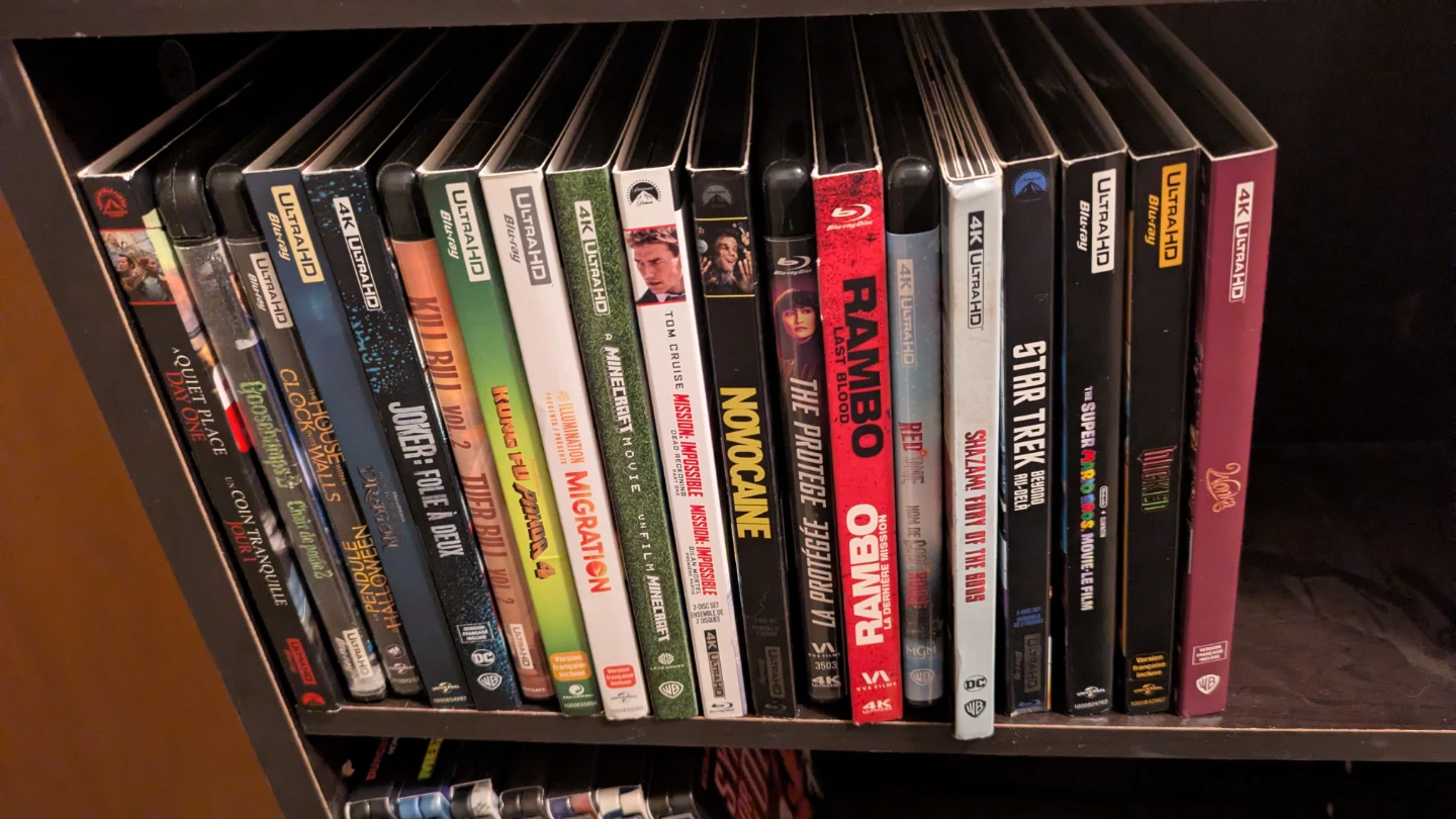 Collection of 4K Ultra HD Blu-ray Movies