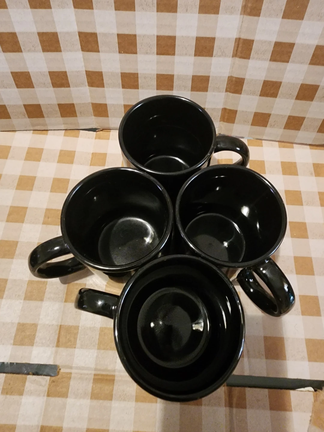 Set of 4 Black Mugs - photo 2