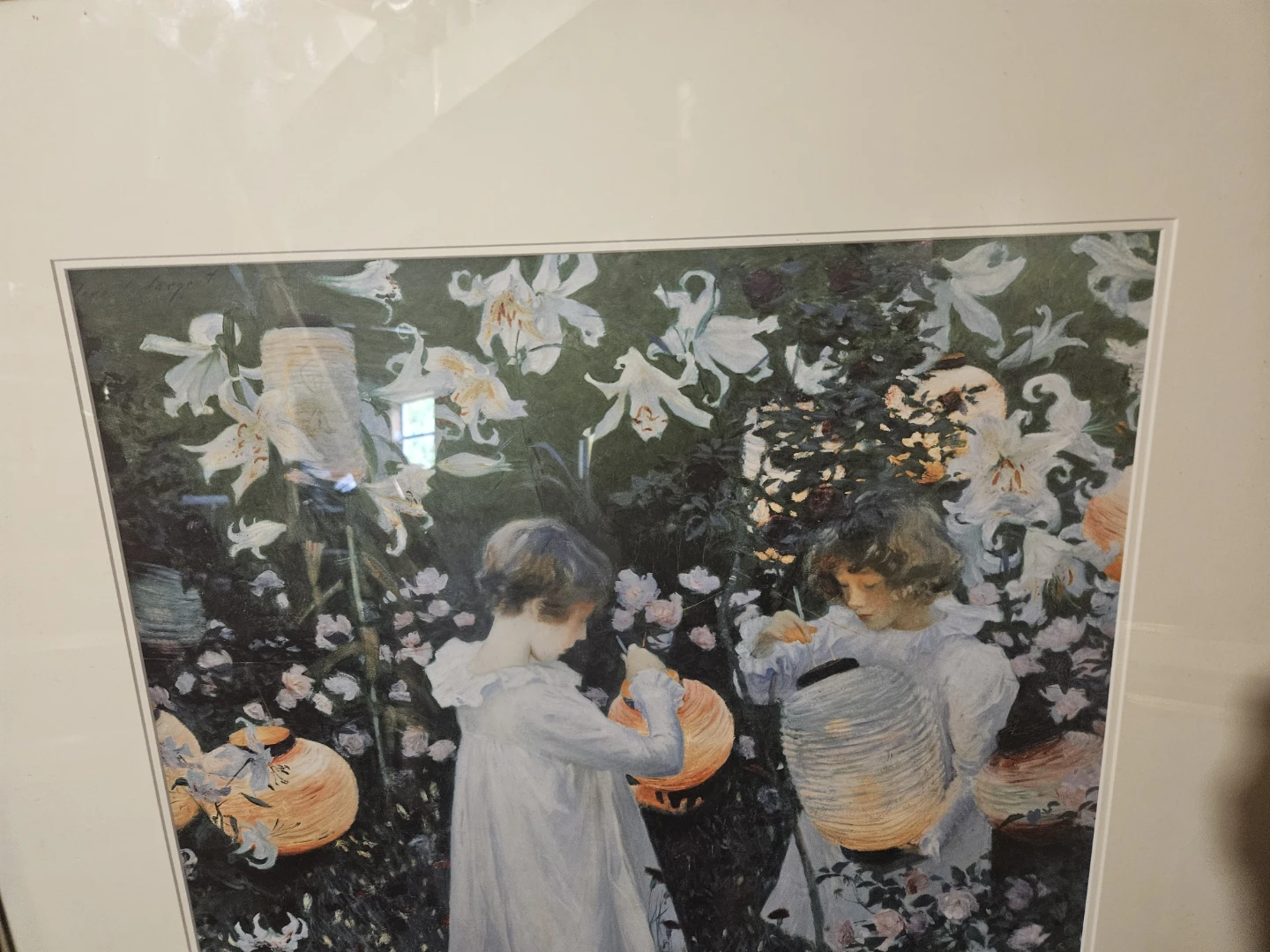 Framed Art Print - Children with Lanterns - photo 5