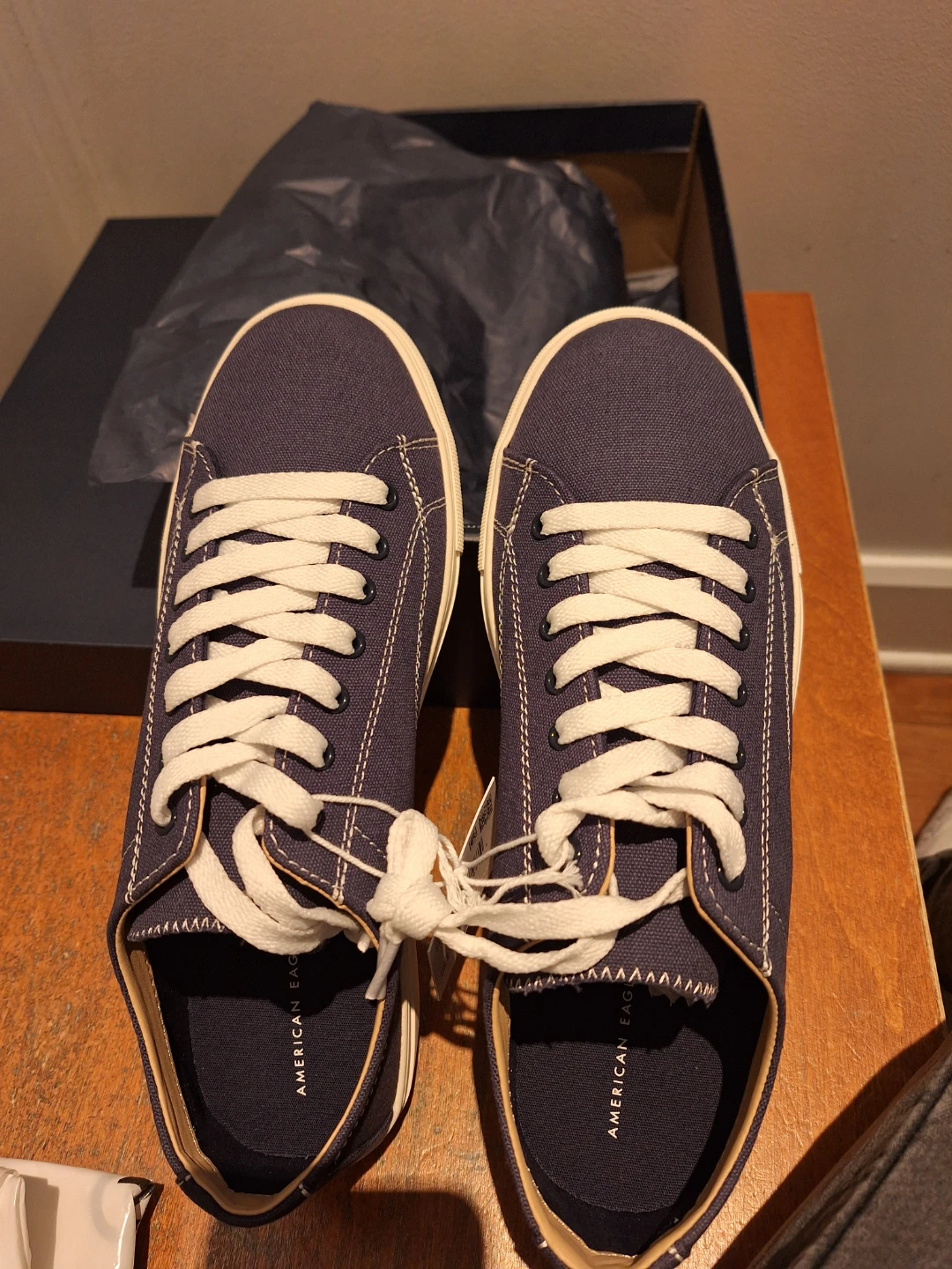 ⚽American Eagle Outfitters Navy Canvas Sneakers