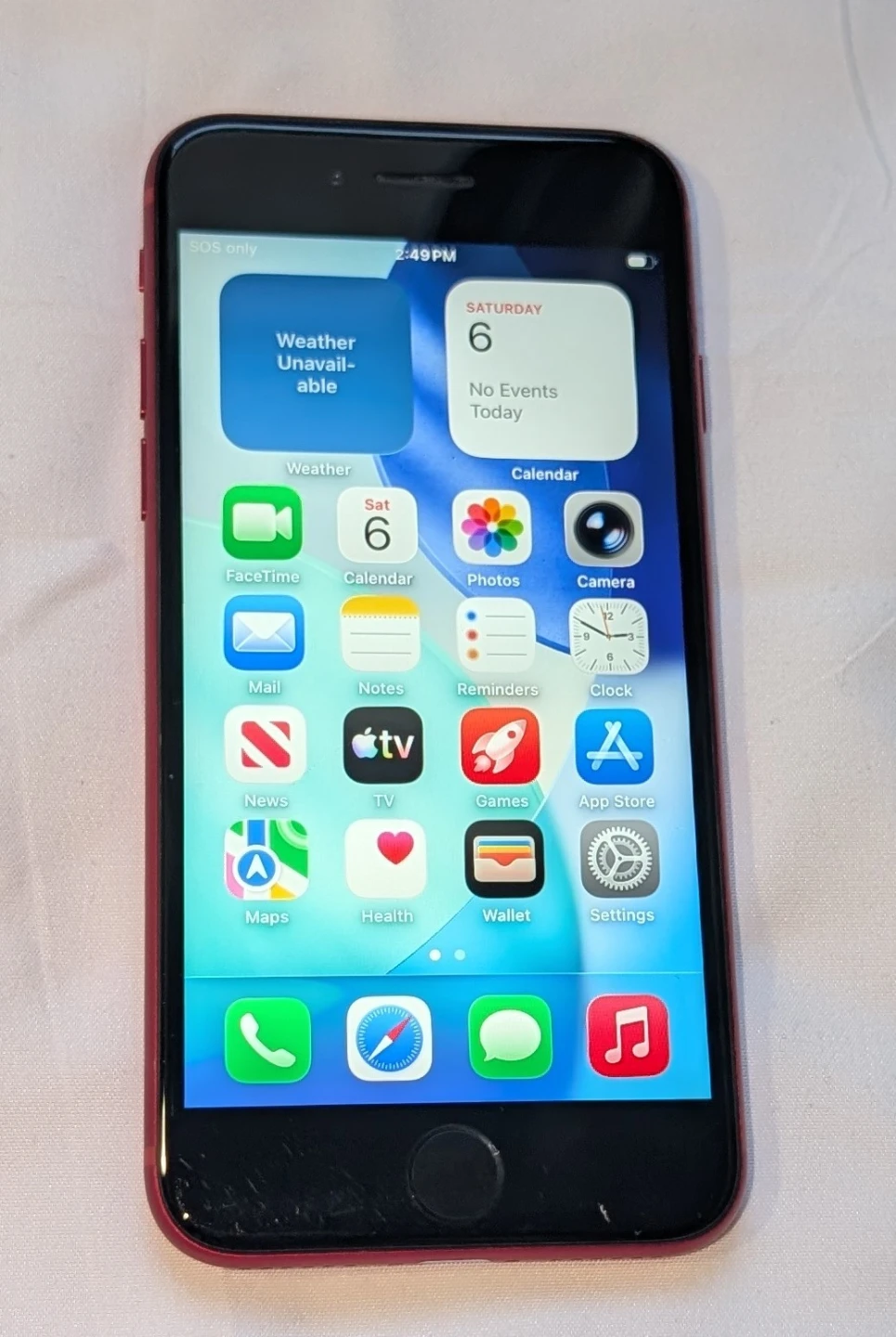 NICE RED APPLE iPhone SE 3 3RD GEN 5G 64GB UNLOCKED ALL NETWORKS
