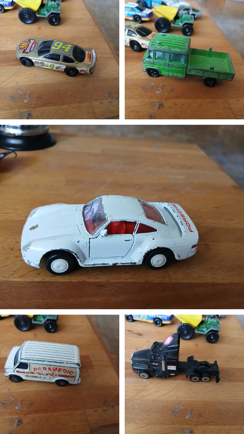 Collection of Die-Cast Toy Cars and Tractor - photo 2