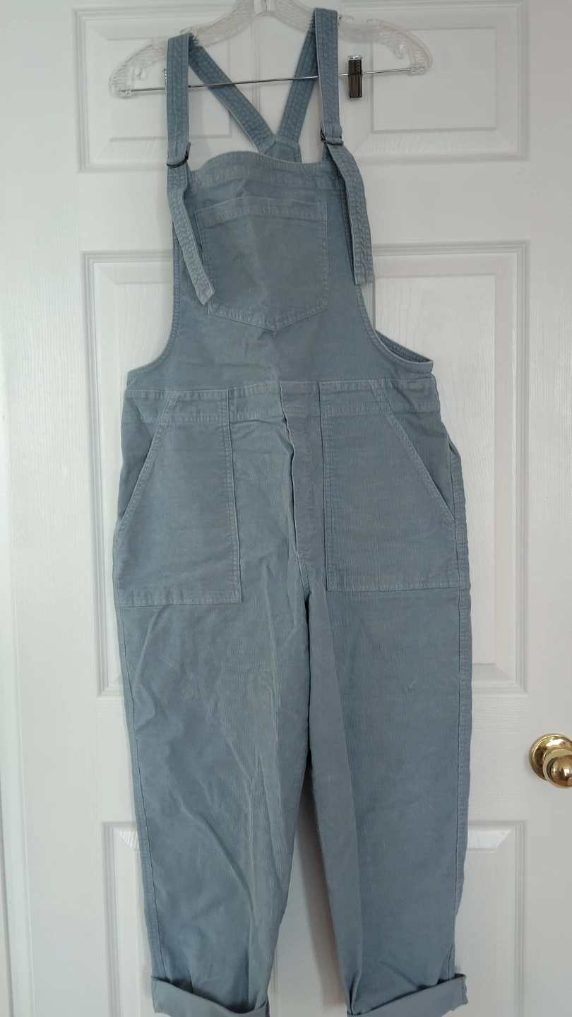 Light Blue Corduroy Overalls