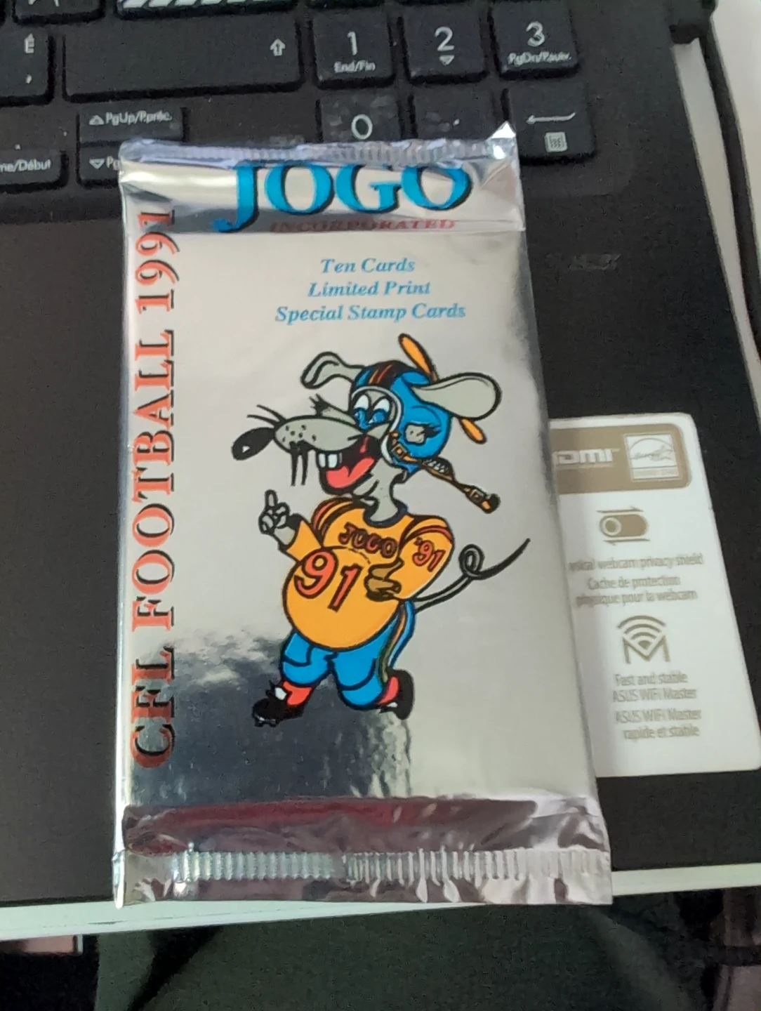 JOGO CFL Football 1991 Trading Card Pack