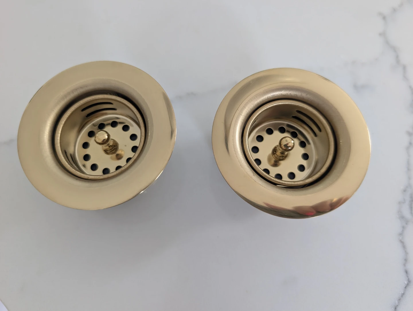 GourmetScape Duo Strainer for Bar Sink / Brass Nut - photo 2