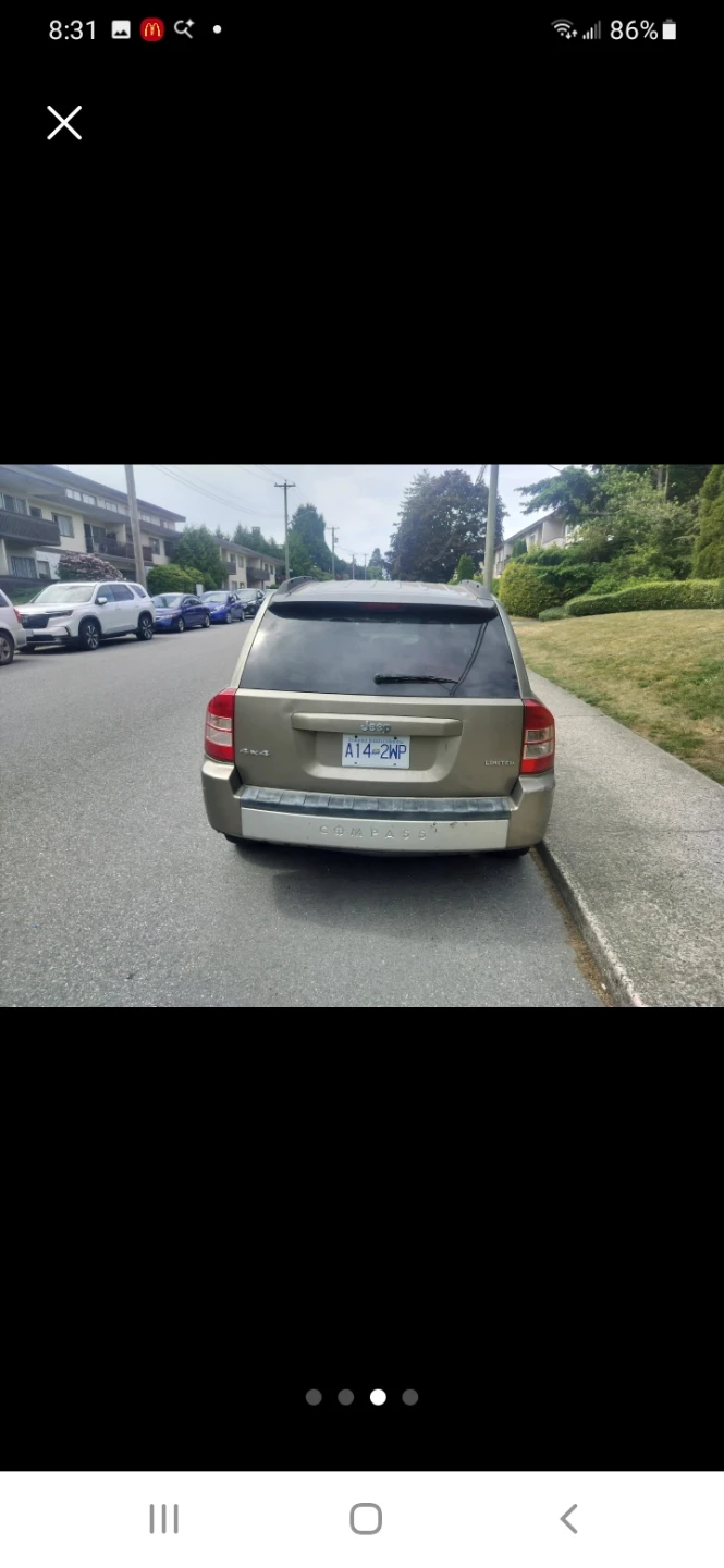 SCAM SCAM NO COOLANT 2007 Jeep Compass Sport 4x4 - photo 3