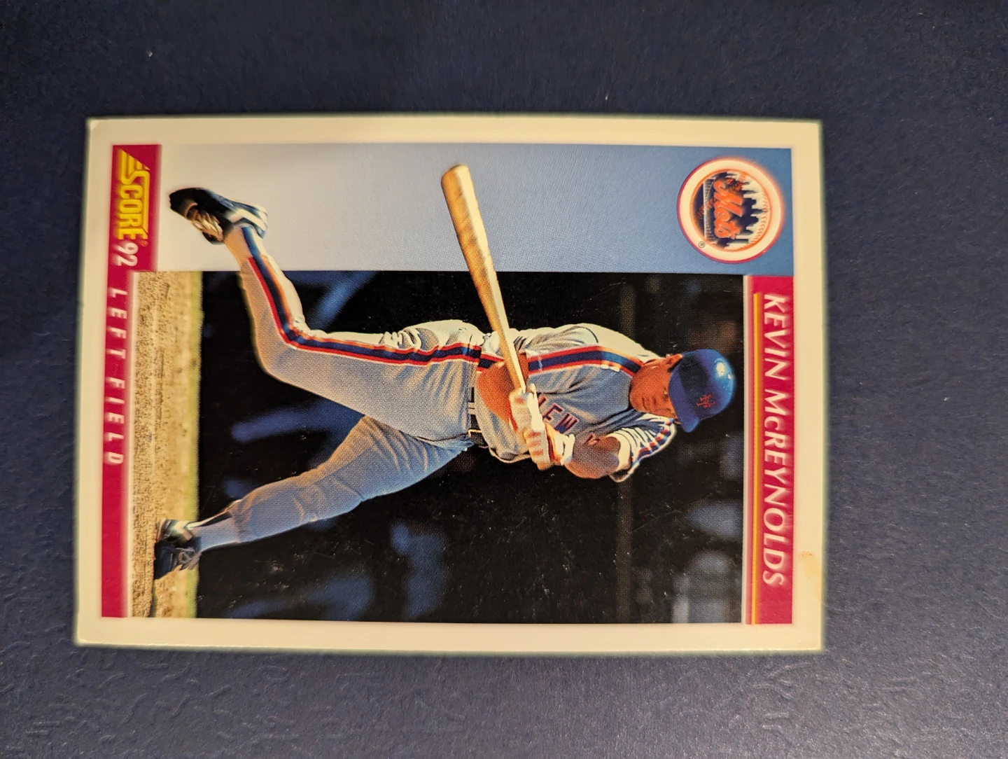 1992 Score Kevin McReynolds Baseball Card ⚽