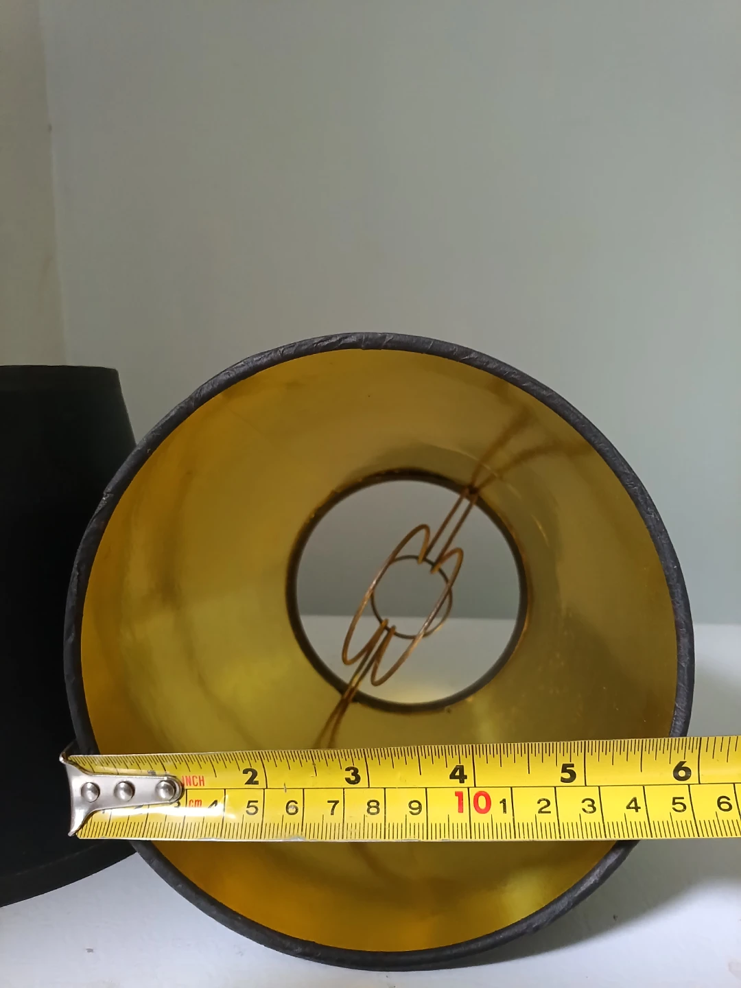 Two black and gold light shades - photo 3