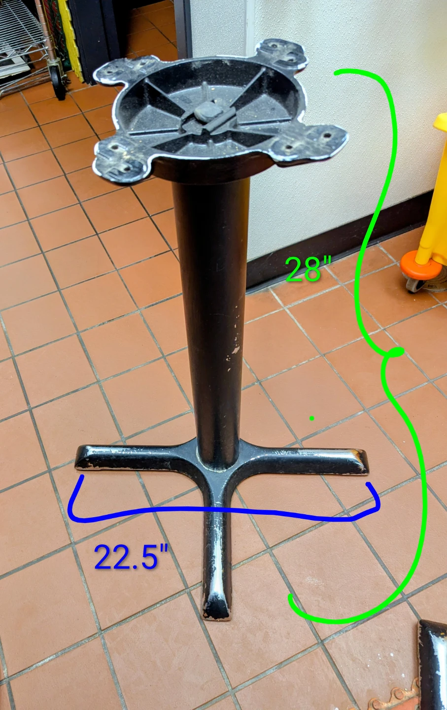 Restaurant Table Base x2