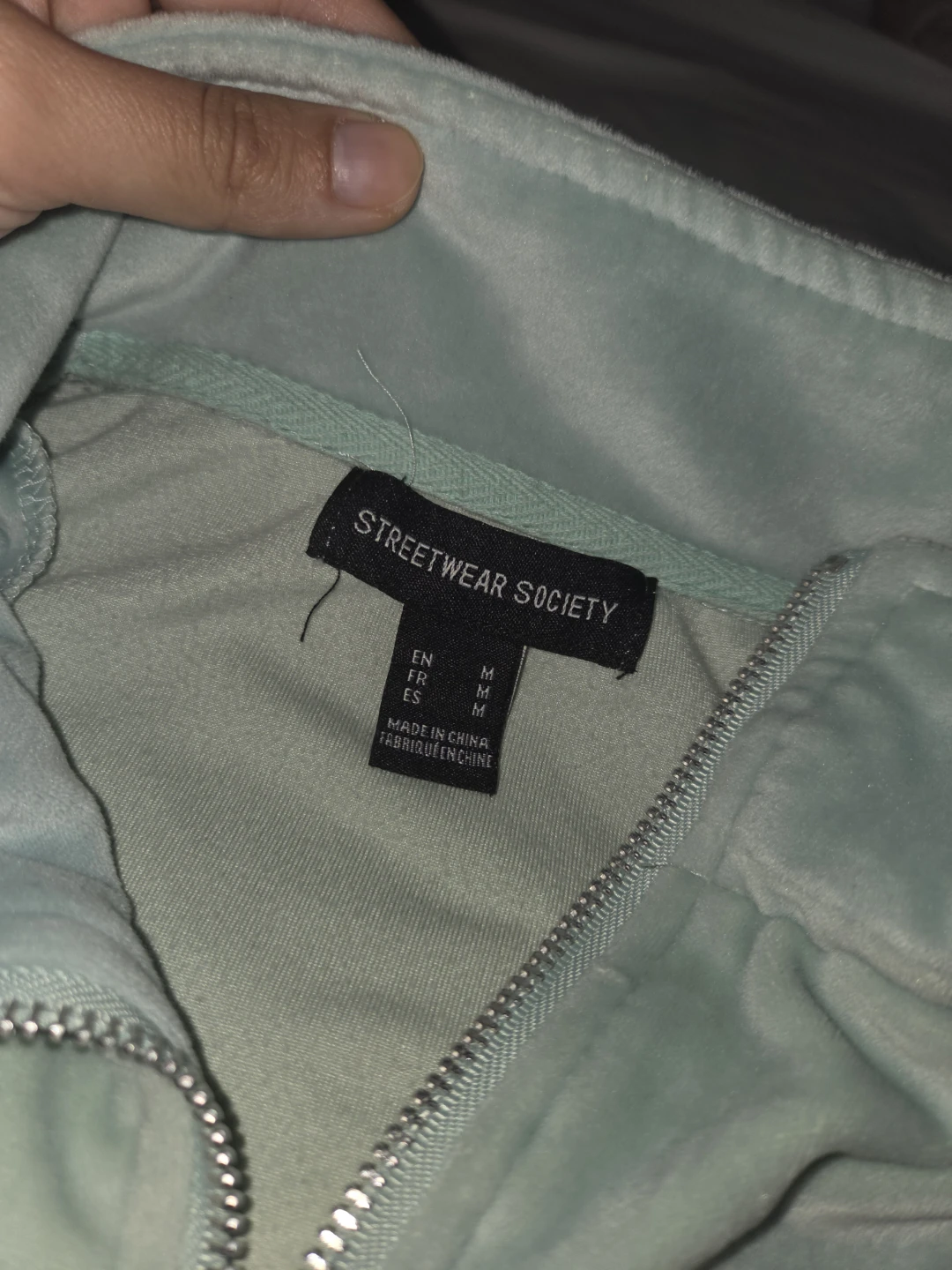 Streetwear Society Velour Track Jacket - photo 2